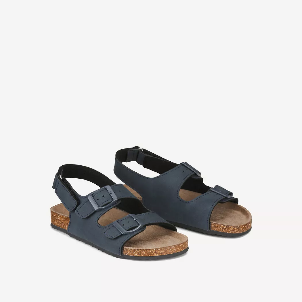La Redoute Collections - Sandalen mit Schnallen, Sandali con Fibbie, 29, Navy