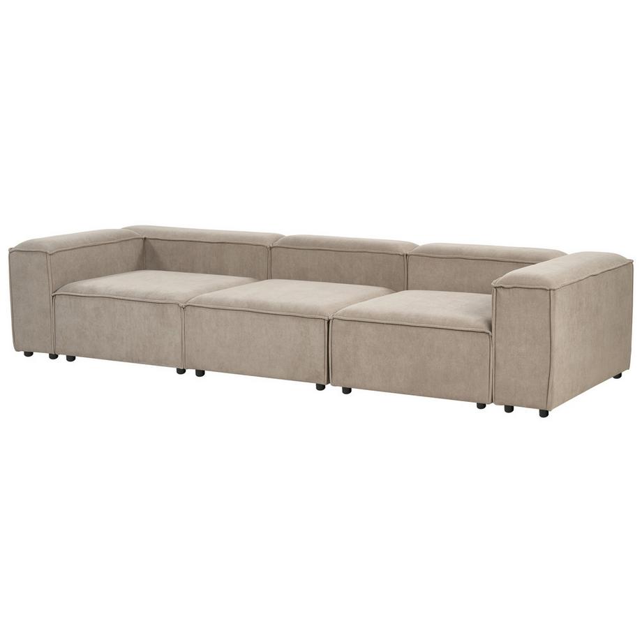 Beliani Modulsofa aus Cord Skandinavisch ARDAL  