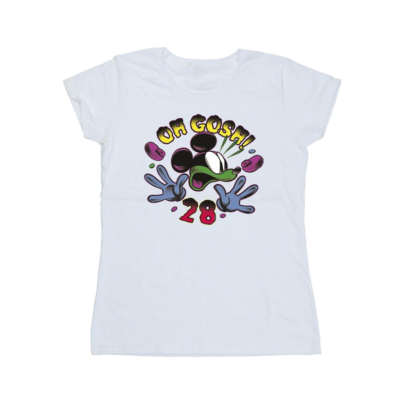 Image of Mickey Mouse Oh Gosh Pop Art Tshirt Damen Weiss XL