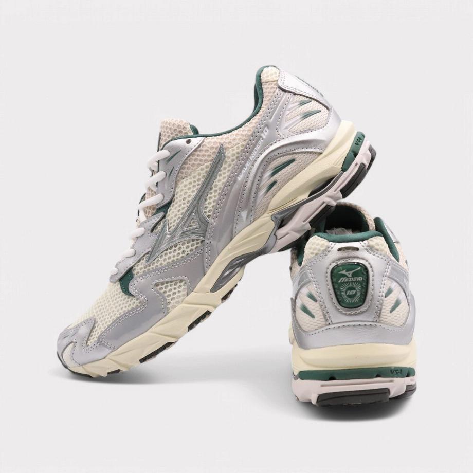 MIZUNO Wave Rider 10 Bistro Green Baskets  