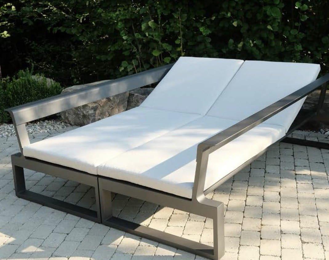 mutoni Gartensofa-Sonnenliege Florida Aluminium (1 Stück)  