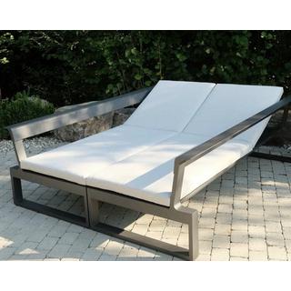 mutoni Gartensofa-Sonnenliege Florida Aluminium (1 Stück)  