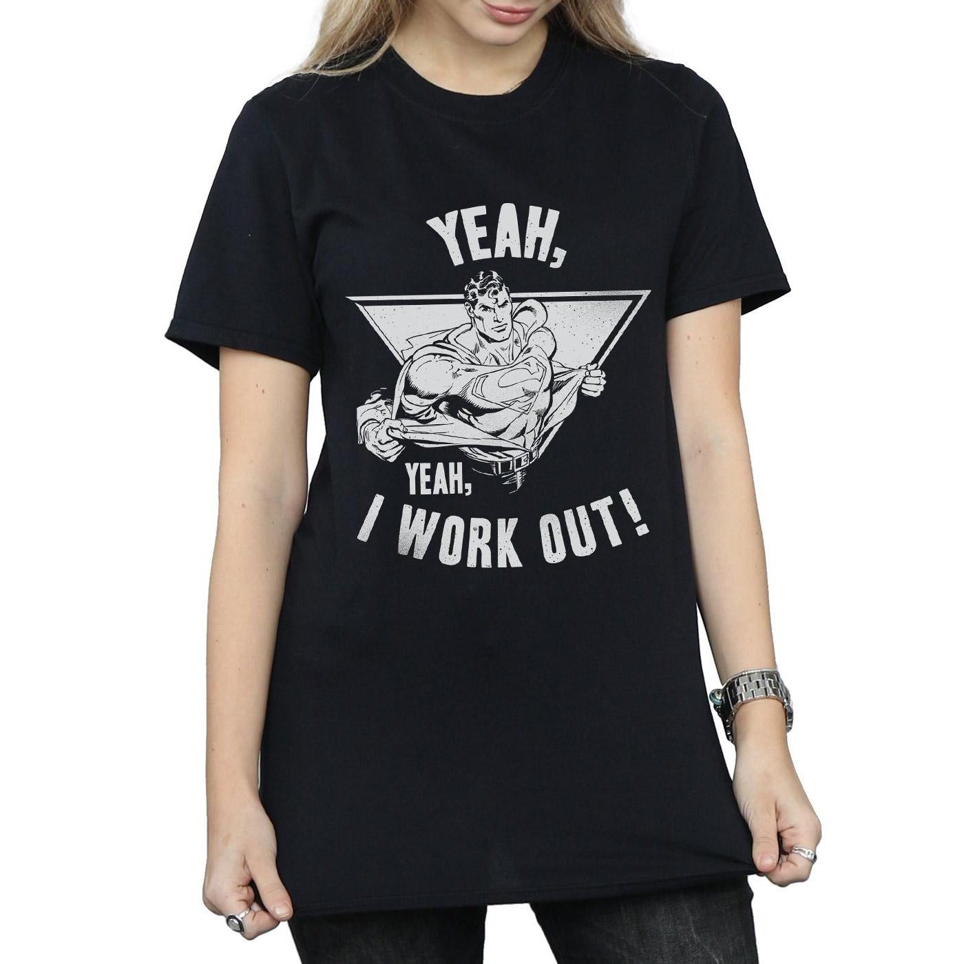 DC COMICS  I Work Out TShirt 