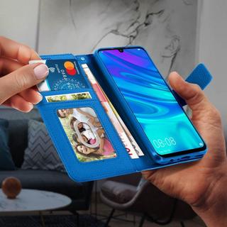 Avizar  Flip Bookcover Huawei P Smart 2019 Blau 