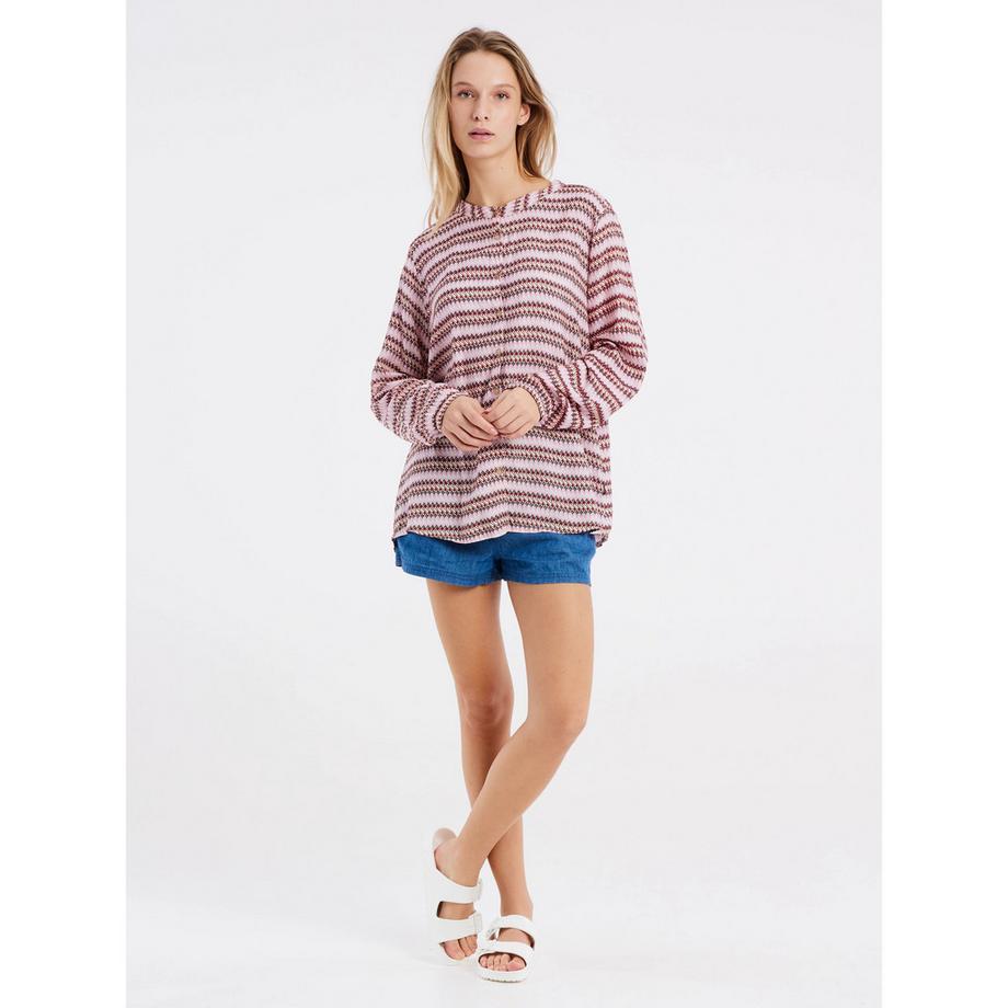 PROTEST Prtcoralin Gestreifte Bluse  