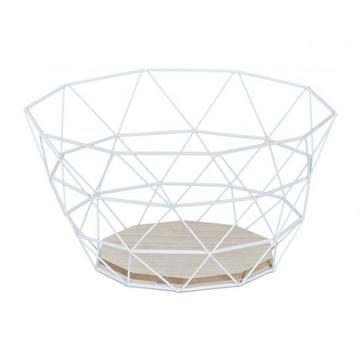 Cesto di frutta con motivo a traliccio