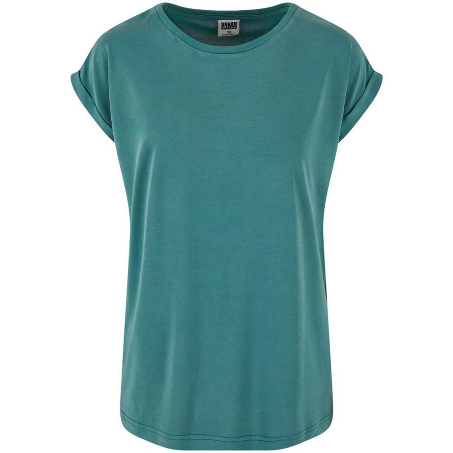 t-hirt mit verlängerten chultern au modal, damen urban claic