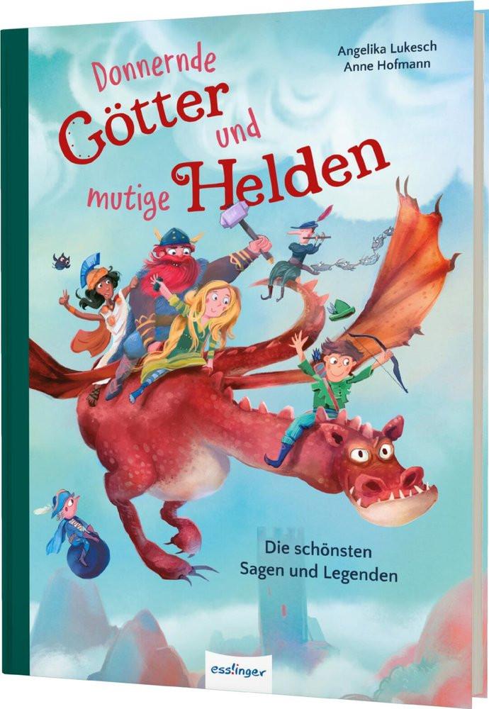 Donnernde Götter und mutige Helden Lukesch, Angelika; Hofmann, Anne (Illustrationen) Couverture rigide 