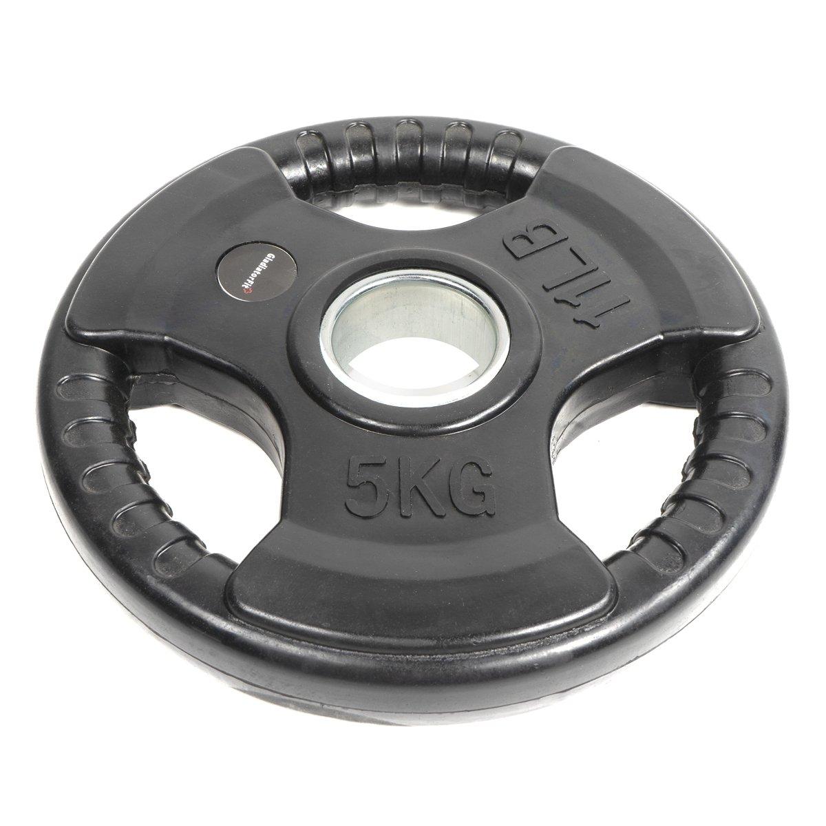 GladiatorFit  Scheibe mit Gummigriffen "Bumper Plate" Ø 51mm 