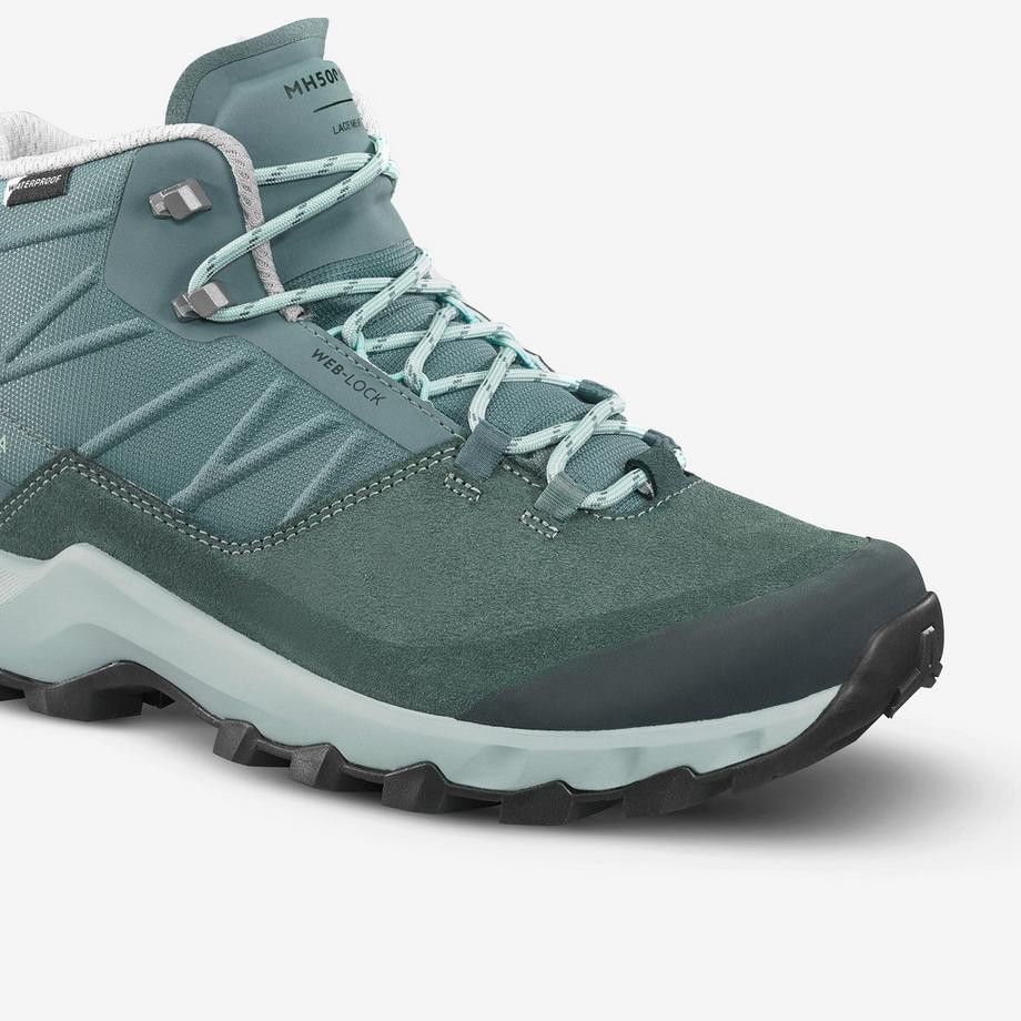 QUECHUA MH500 halbhoch wasserdicht Wanderschuhe  