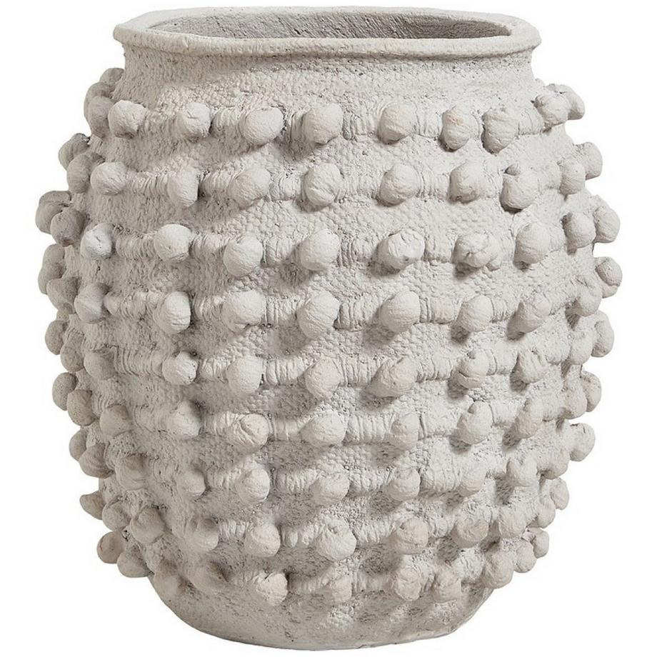 Blanc d'Ivoire Übertopf Cleia hellgrau 37  