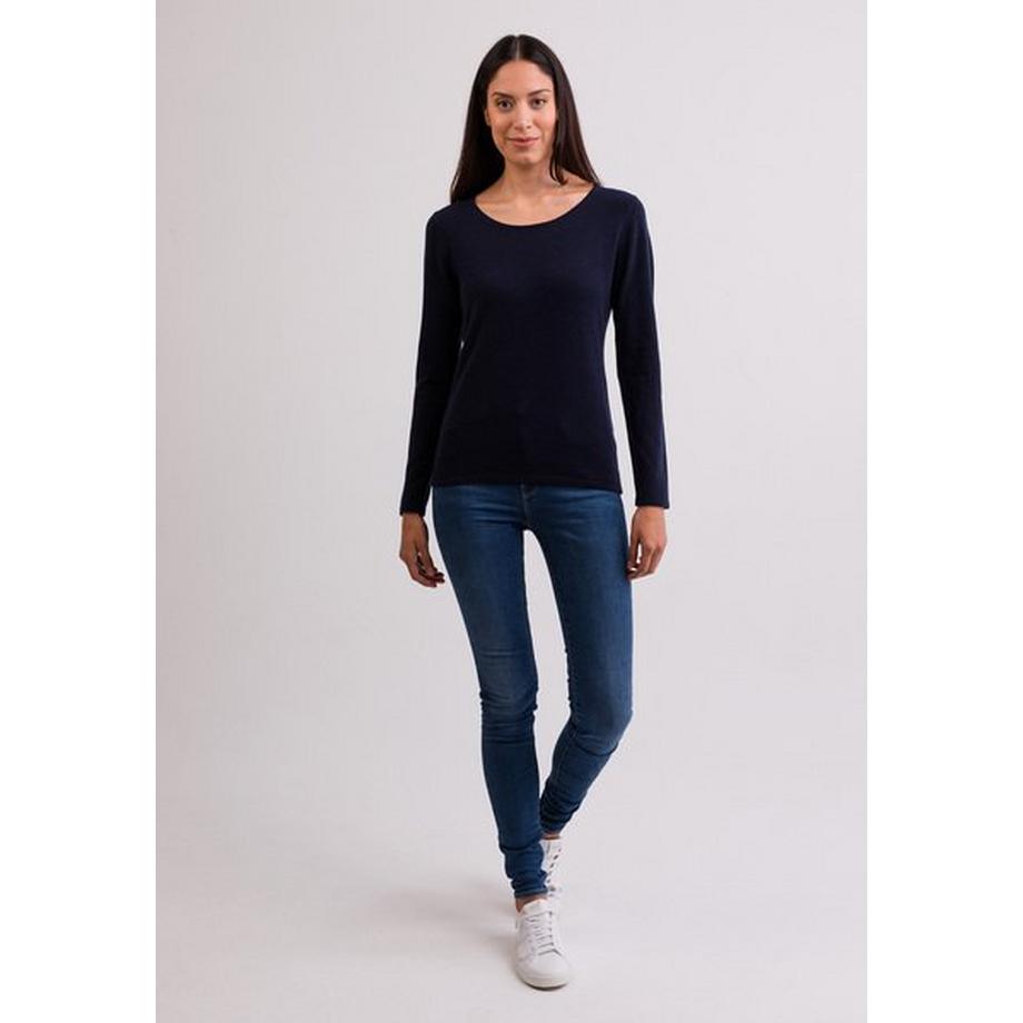 CASH-MERE.CH Kaschmir Rundhals Pullover  