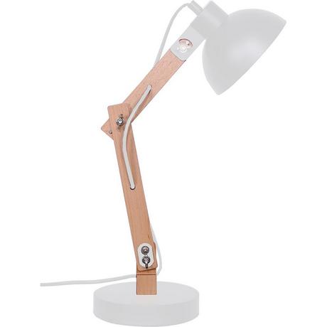 mutoni Lampe à poser métal blanc années 50  