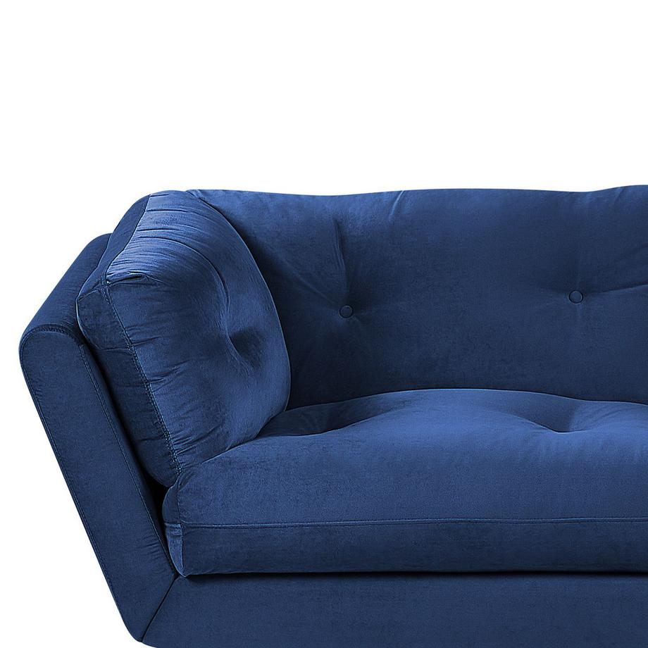 Beliani 3 Sitzer Sofa aus Samtstoff  LENVIK  