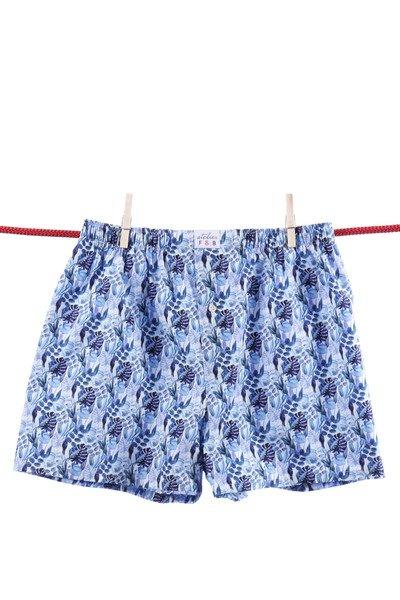 Image of Palm Grove Boxershorts Herren Hellblau XL
