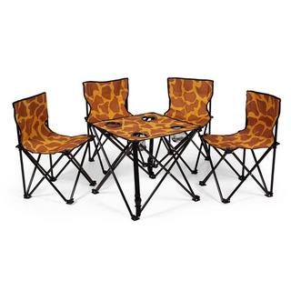 zebraffo  zebraffo Campingset Kids, 4 Stühle und 1 Tisch 