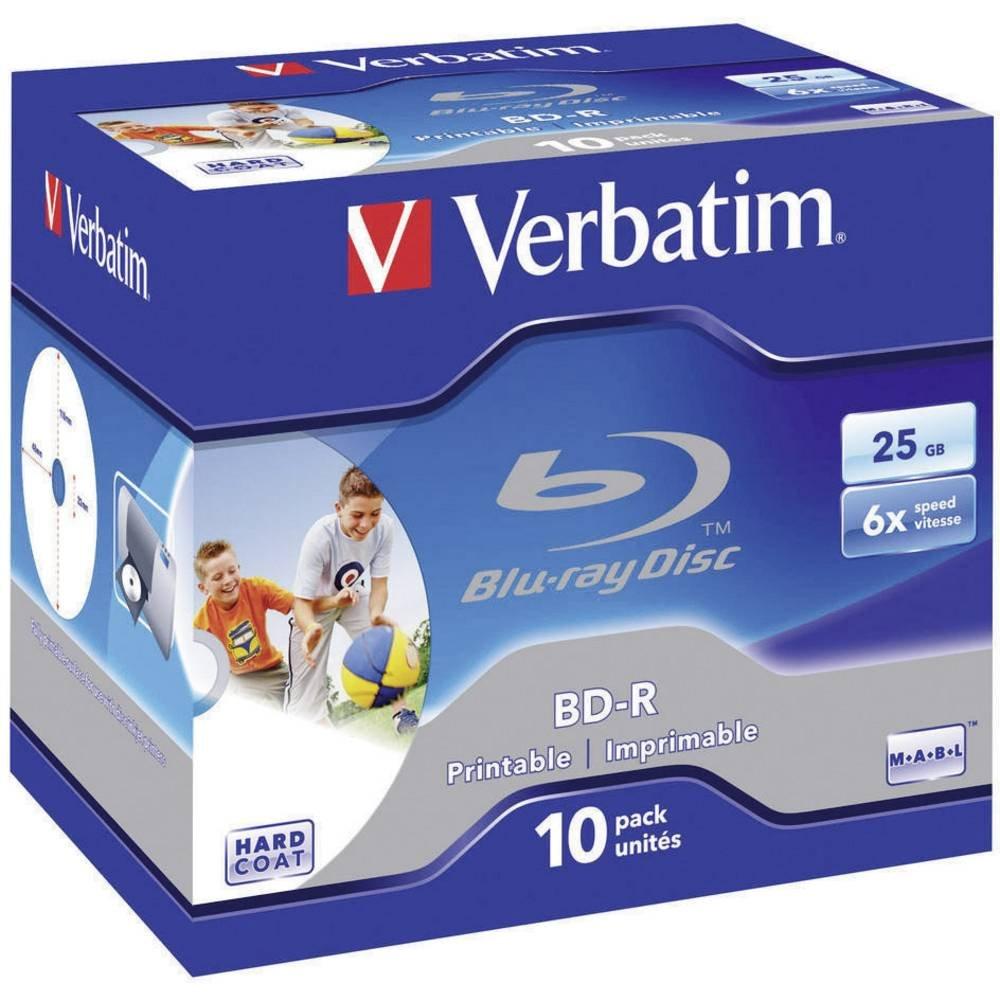 Verbatim  Blu-ray BD-R vergine 25 GB   10 pz. Jewel case stampabile 