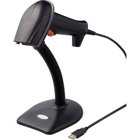 Renkforce  2D Barcode-Scanner Kabelgebunden 1D, 2D Laser Schwarz Hand-Scanner USB 