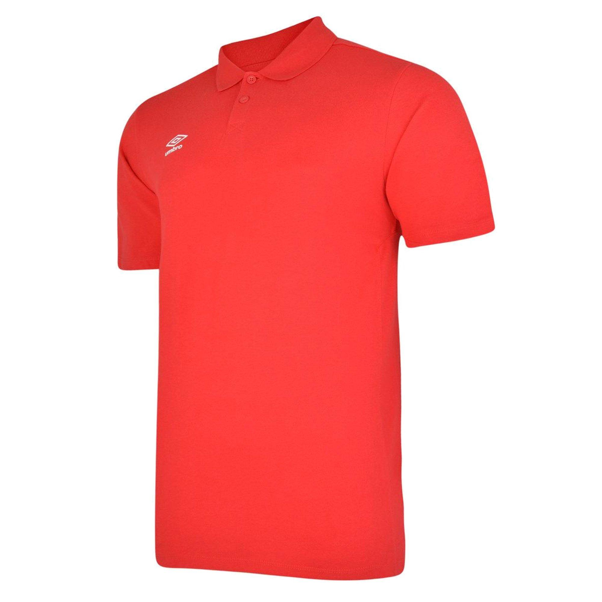 Image of Essential Poloshirt Unisex Rot Bunt 128