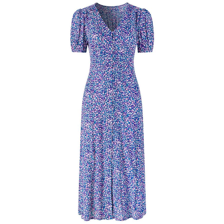 Joe Browns Crinkle Midikleid Kleinteiliges Muster  