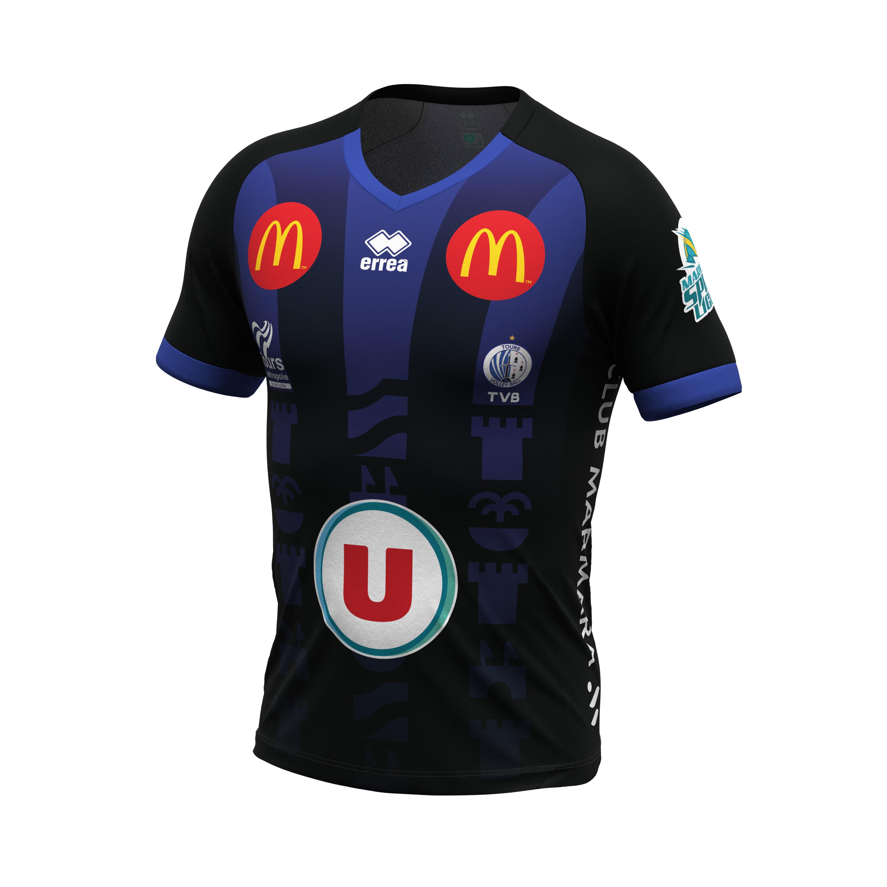 errea  maillot domicile tours 2023/24 