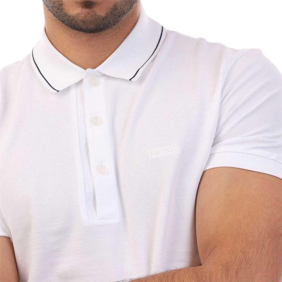 BOSS Maglietta Polo Aderente Maniche Corte  