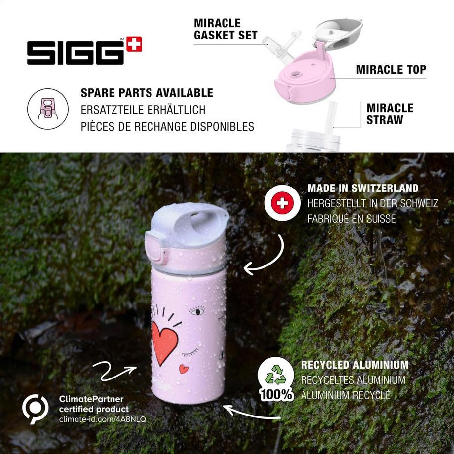 SIGG  Switzerland MIRACLE WMB Girl Power Kids 0.4l 18 8730.20 