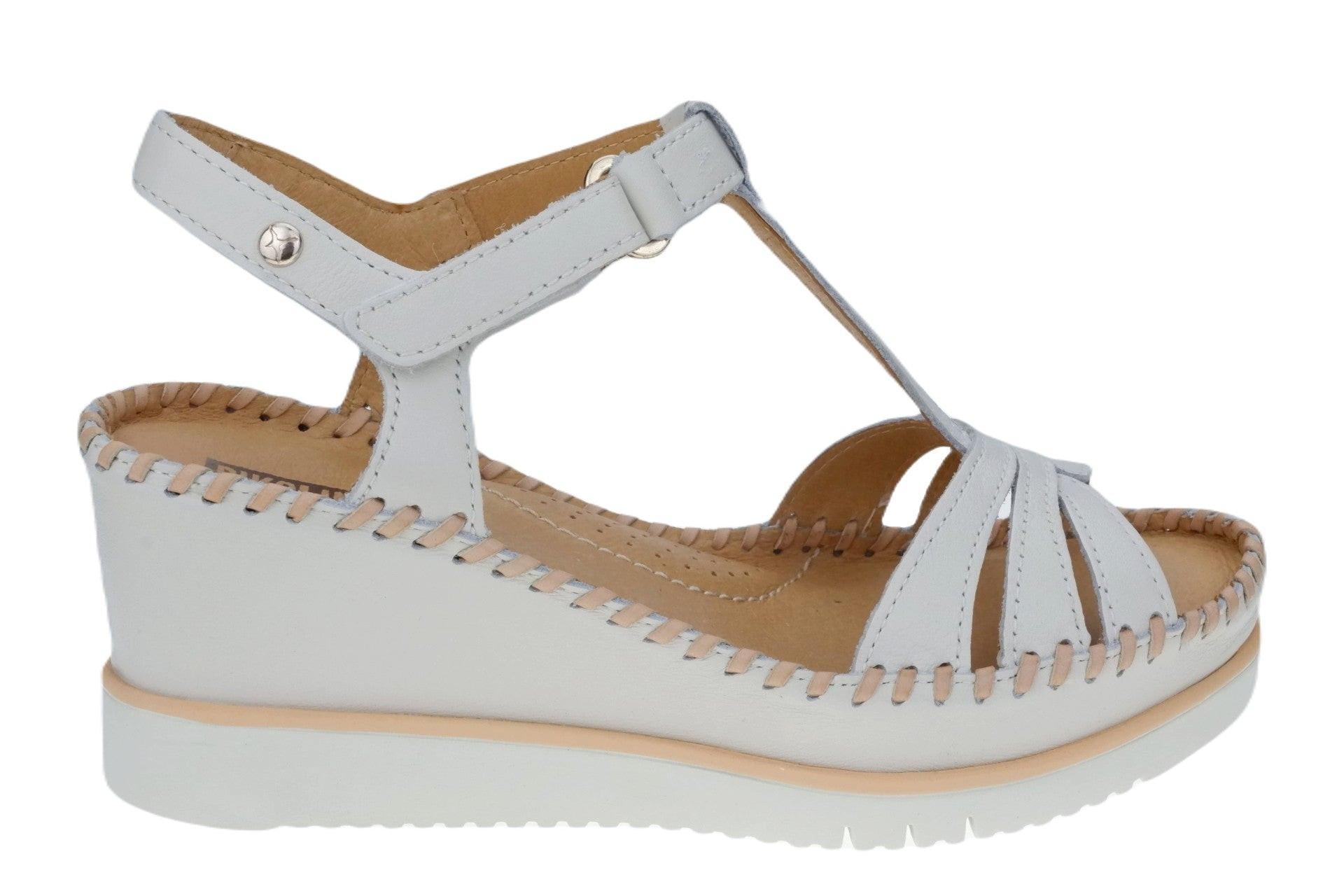 Image of Aguadulce - Leder Sandale Damen Offwhite 40