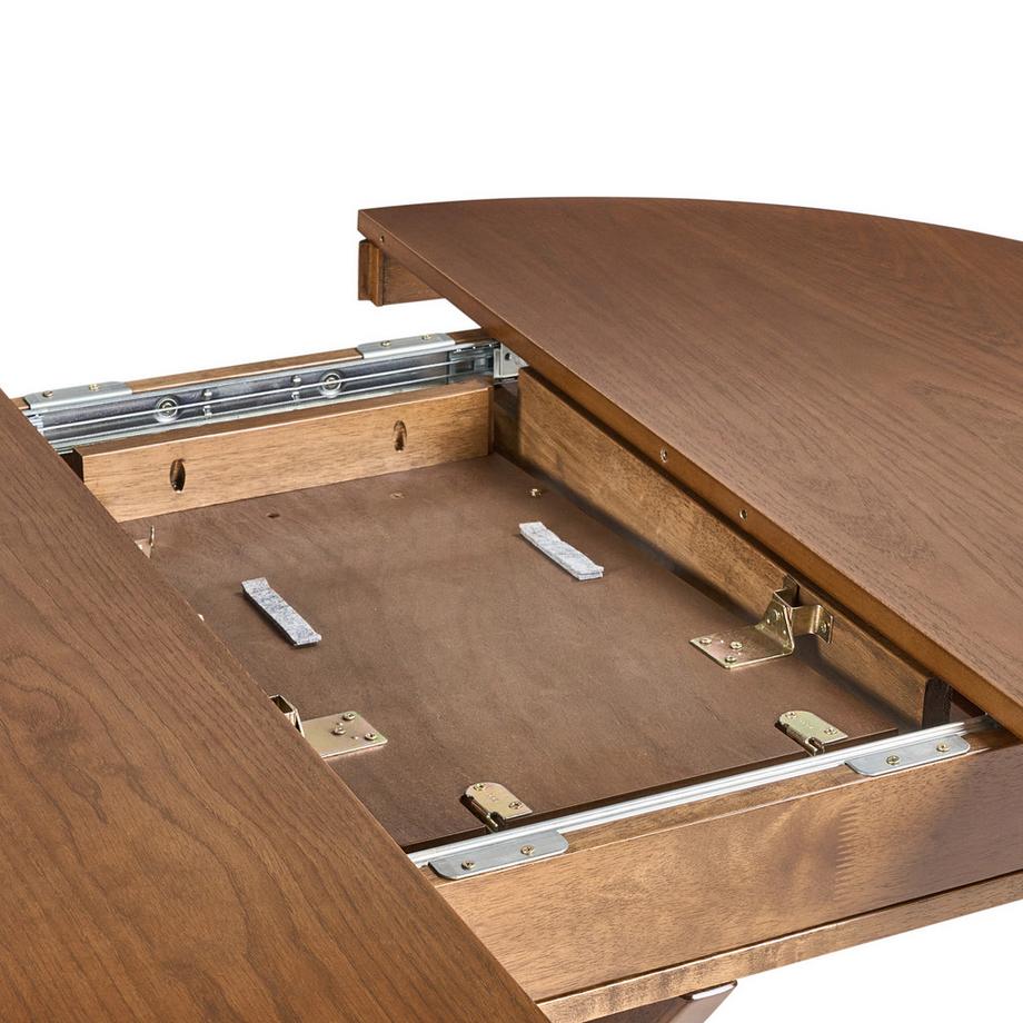 Beliani Table de salle à manger extensible en MDF Traditionnel TYMIS  