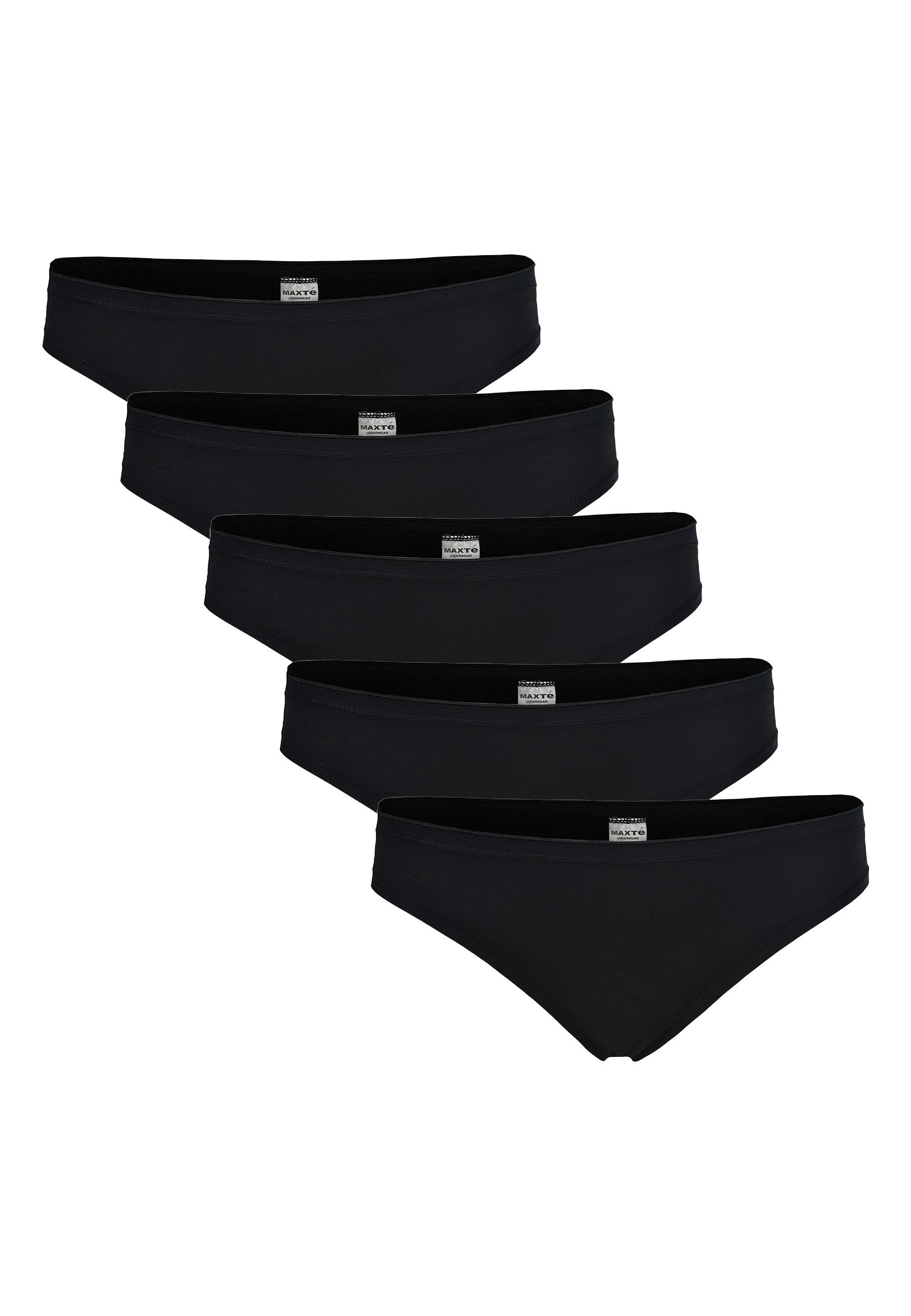 Image of Basic Max Slip 5er Pack Damen Schwarz XL