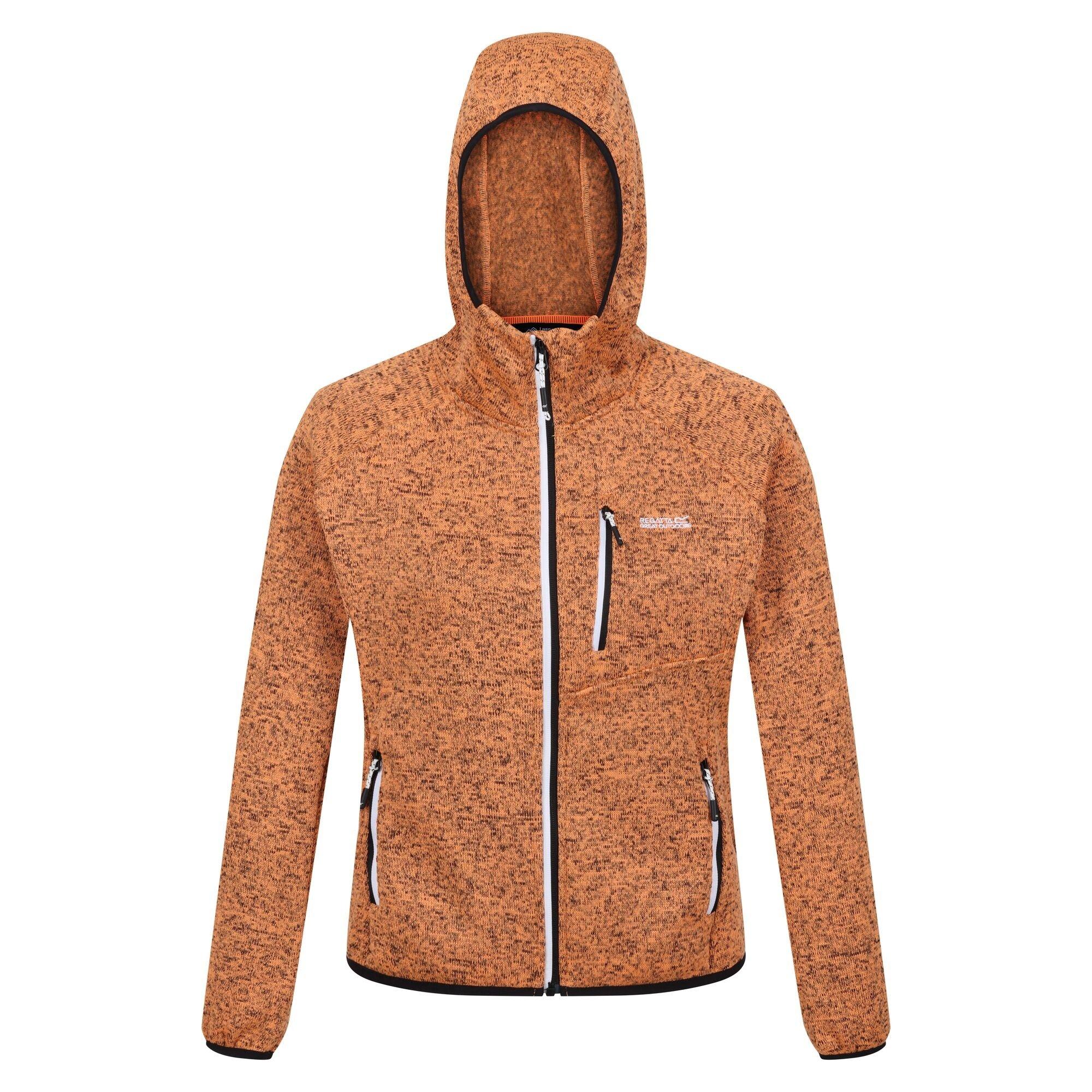 Image of Newhill Fleecejacke Mit Kapuze Damen Gelb Orangé 34