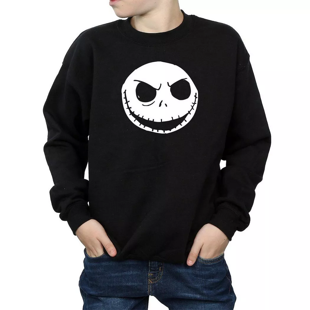 Nightmare Before Christmas - Sweatshirt, 128, Schwarz