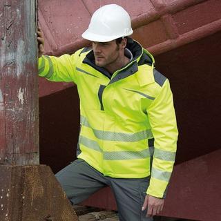 Result  Safeguard Dynamic HiVis Softshell Work Jacke 