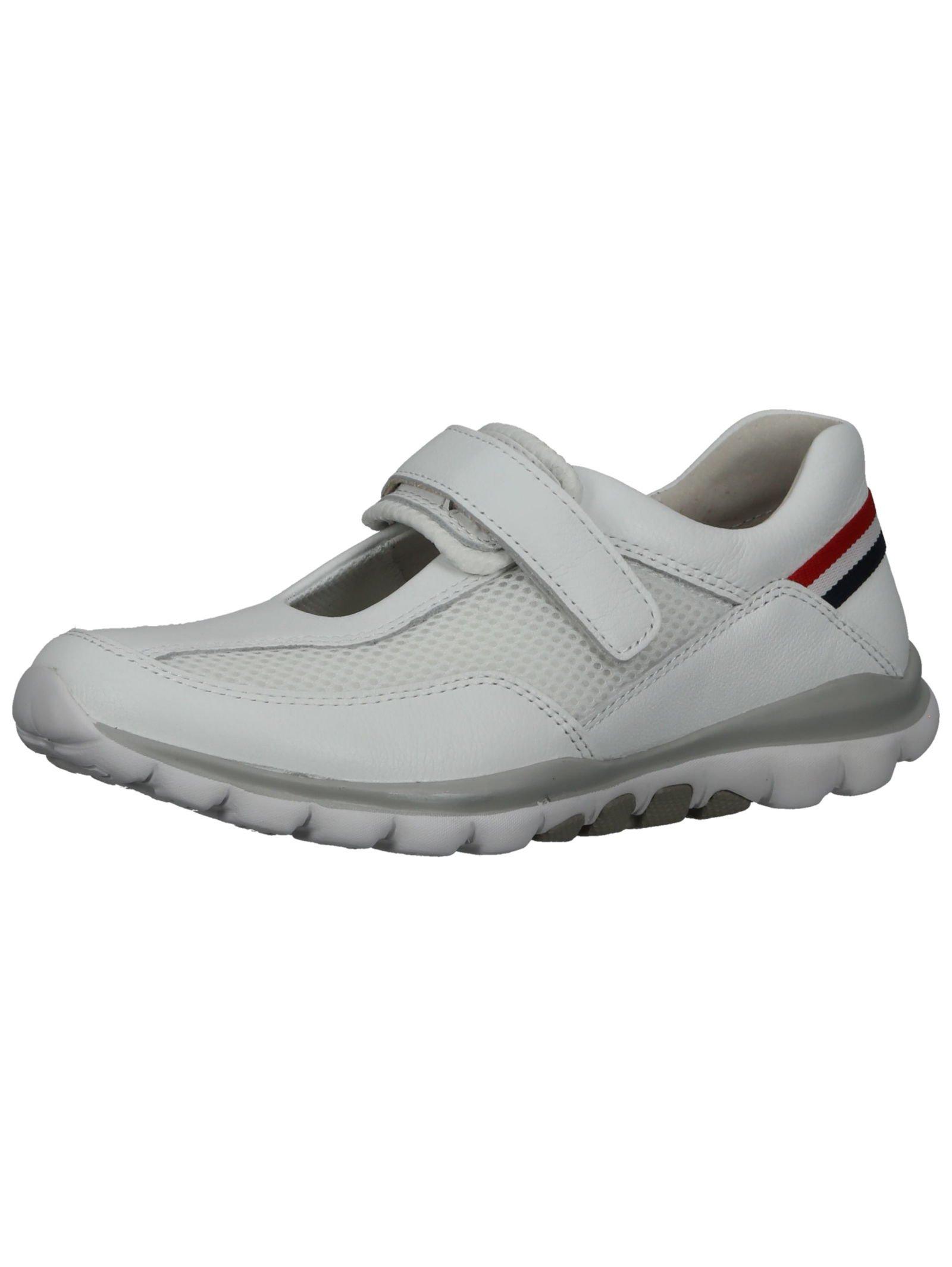 Image of - Leder Wandersneaker Damen Weiss 38.5