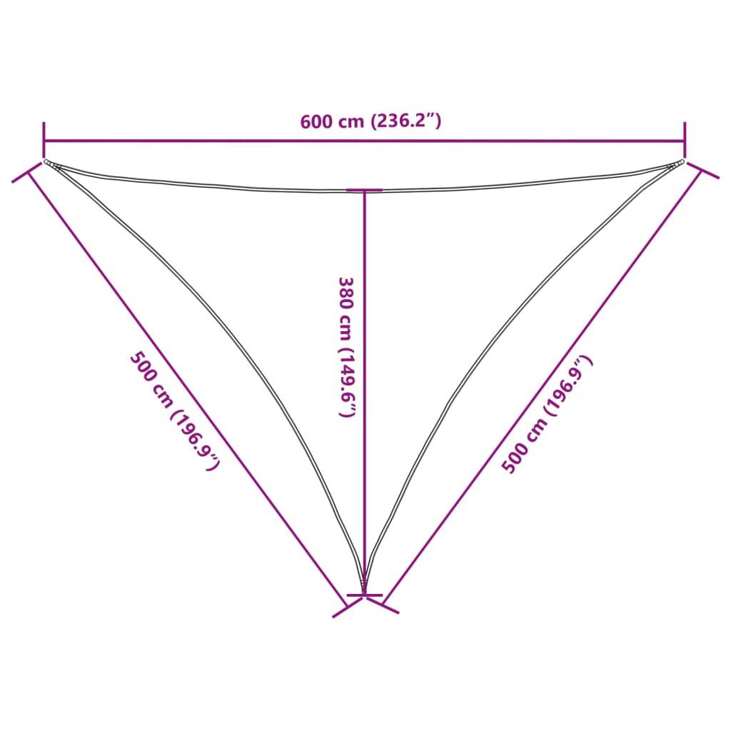 VidaXL Voile solaire  