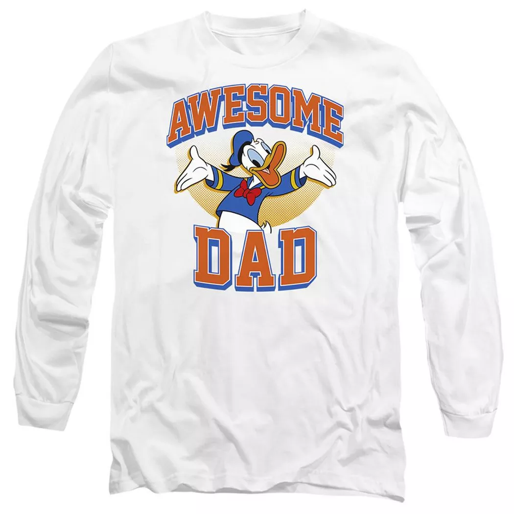 Disney - Awesome Dad TShirt, für Damen, Weiss, Größe XL