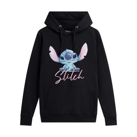 Lilo & Stitch Stitch Stampa Acquerello Felpa con Cappuccio  