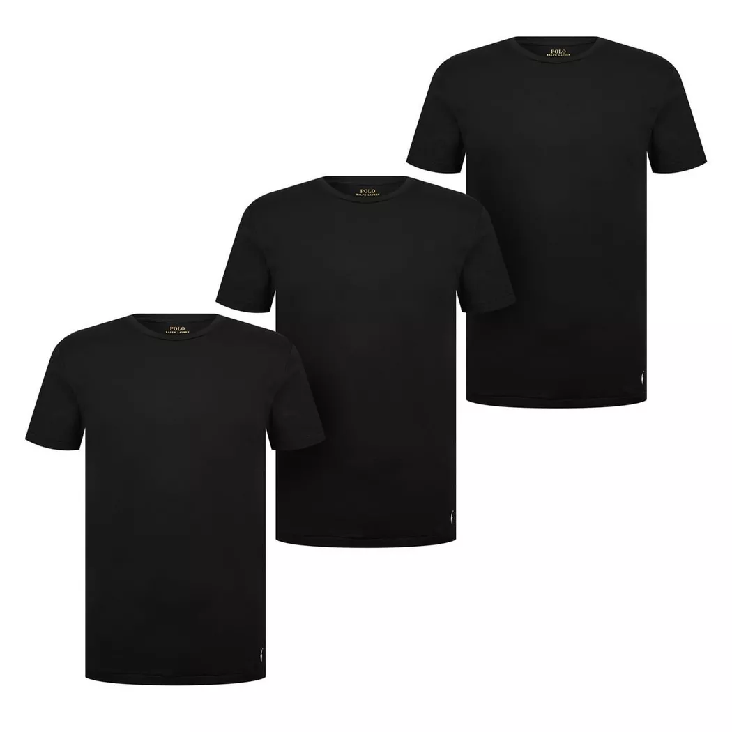 Ralph Lauren - T-Shirt, (3er-Pack), für Herren, Schwarz, Größe XL