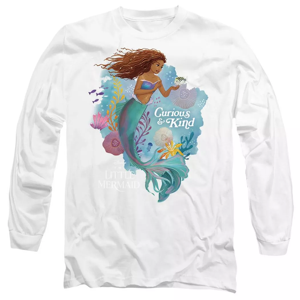 The Little Mermaid - Curious And Kind TShirt, für Damen, Weiss, Größe XL