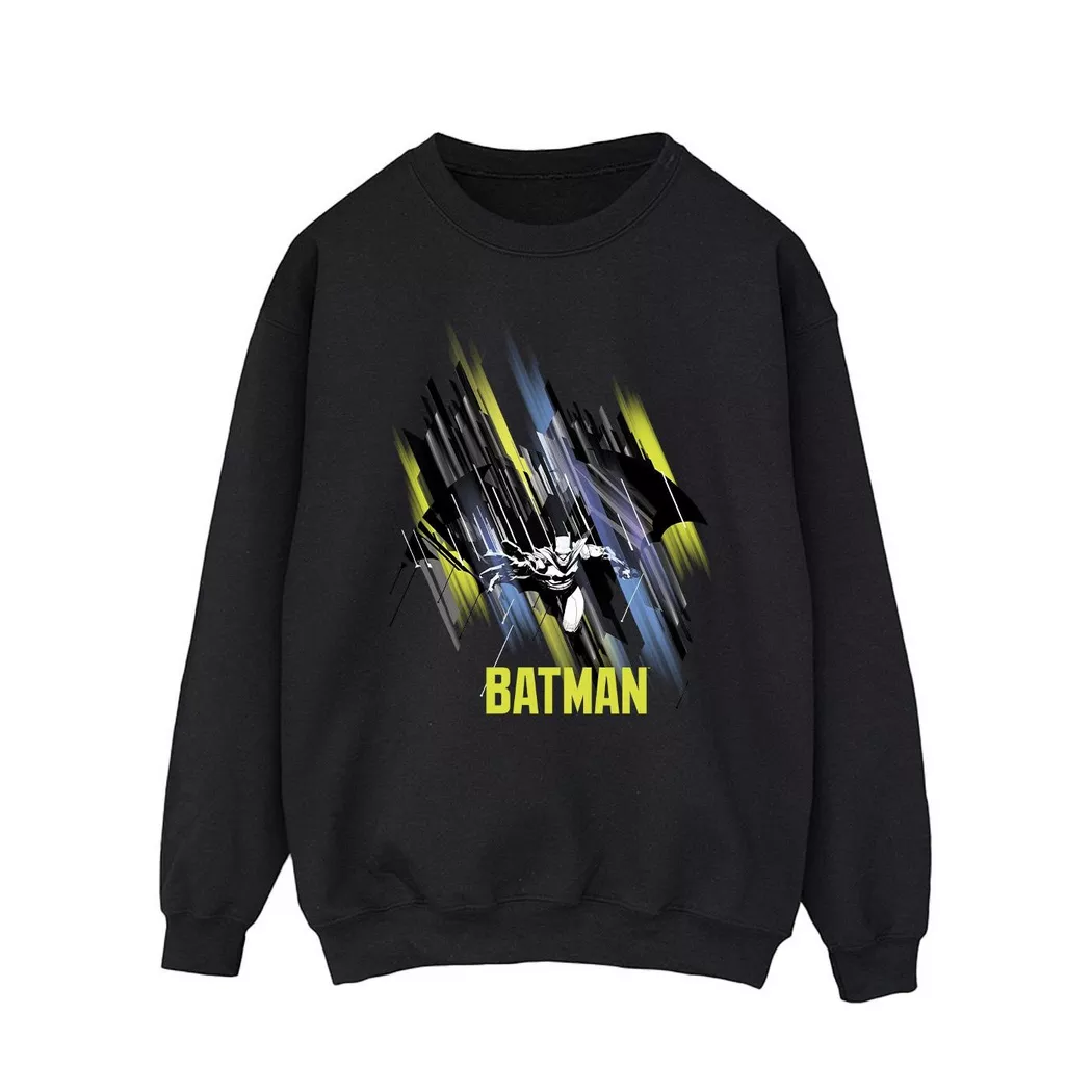 DC COMICS - Sweatshirt, für Herren, Schwarz, Größe S
