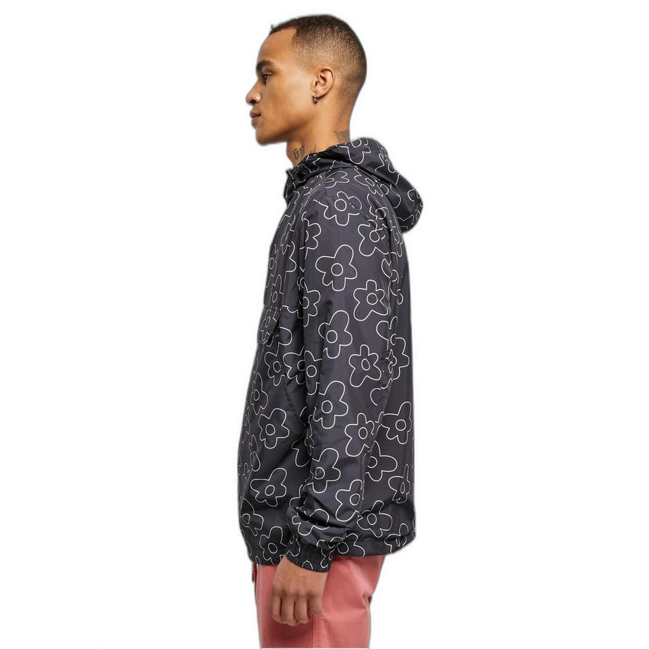 URBAN CLASSICS Flower AOP Pullover Jacke  
