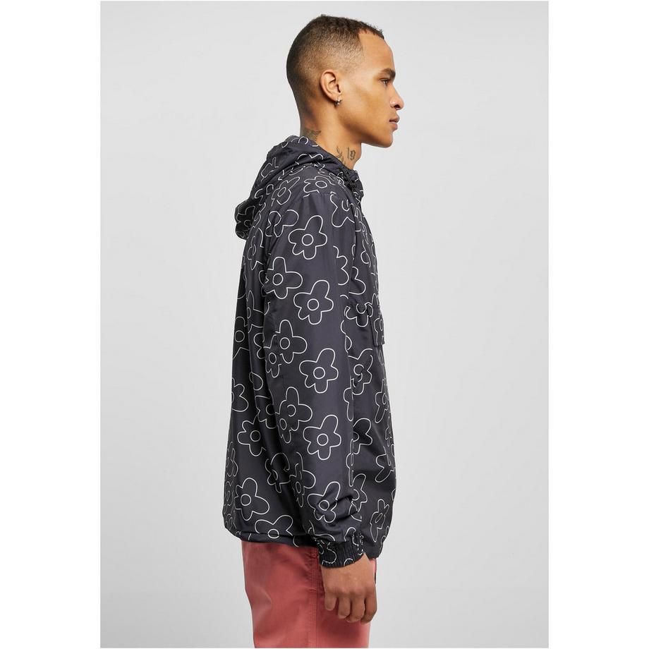 URBAN CLASSICS Flower AOP Pullover Jacke  