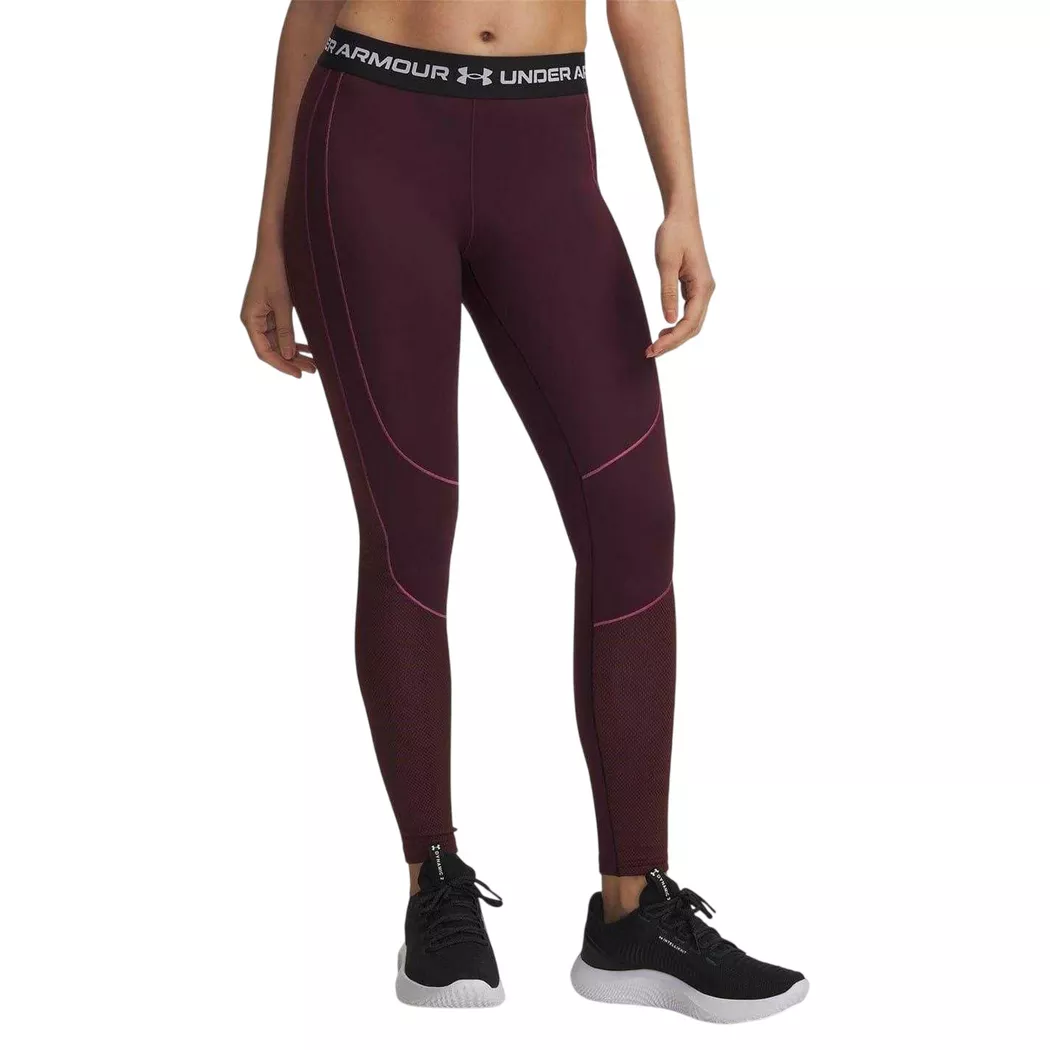 Under Armour - Leggings, 42, Dunkelrot