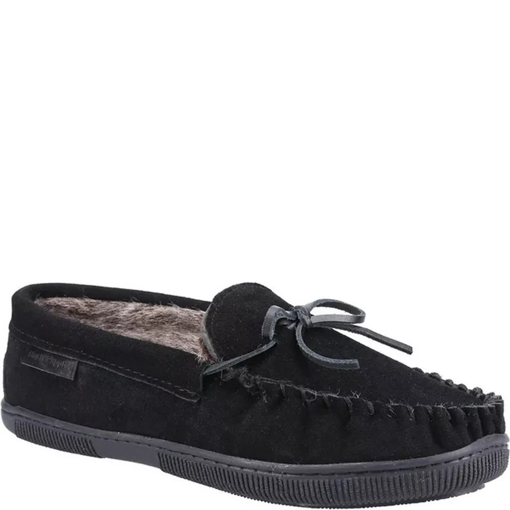 Hush Puppies - Hausschuhe Ace, Wildleder, für Damen, Schwarz, Größe 45