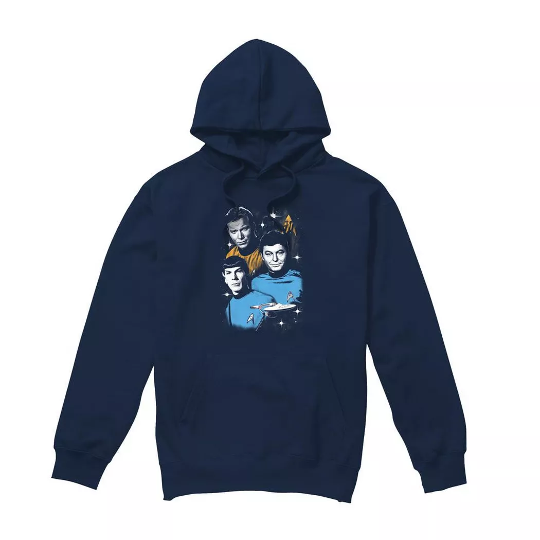 Star Trek - All Star Kapuzenpullover, für Damen, Marine, Größe XXL
