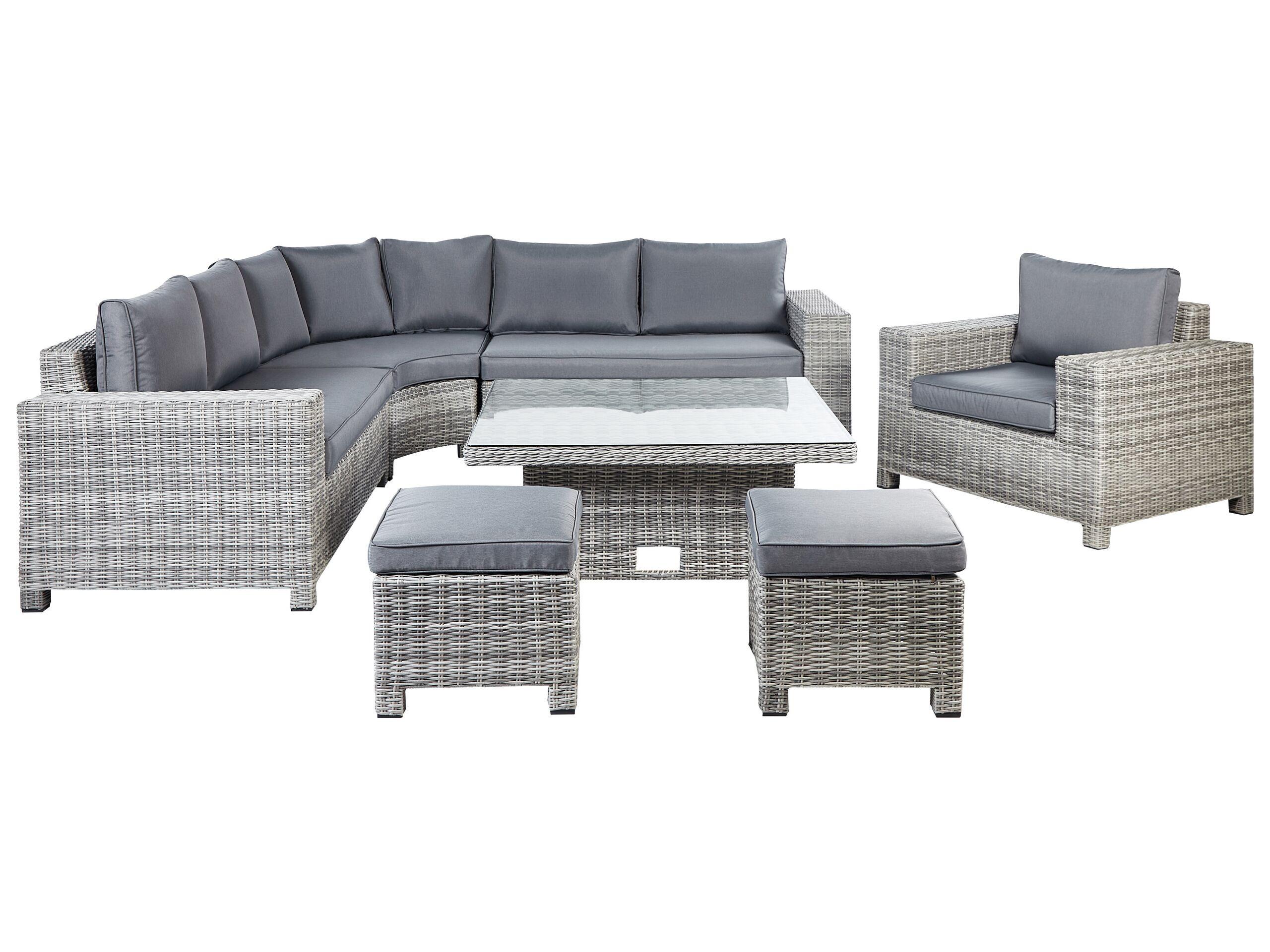 Image of Lounge Set aus PE Rattan Klassisch TEGLIO Lounge Set aus PE Rattan Klassisch TEGLIO