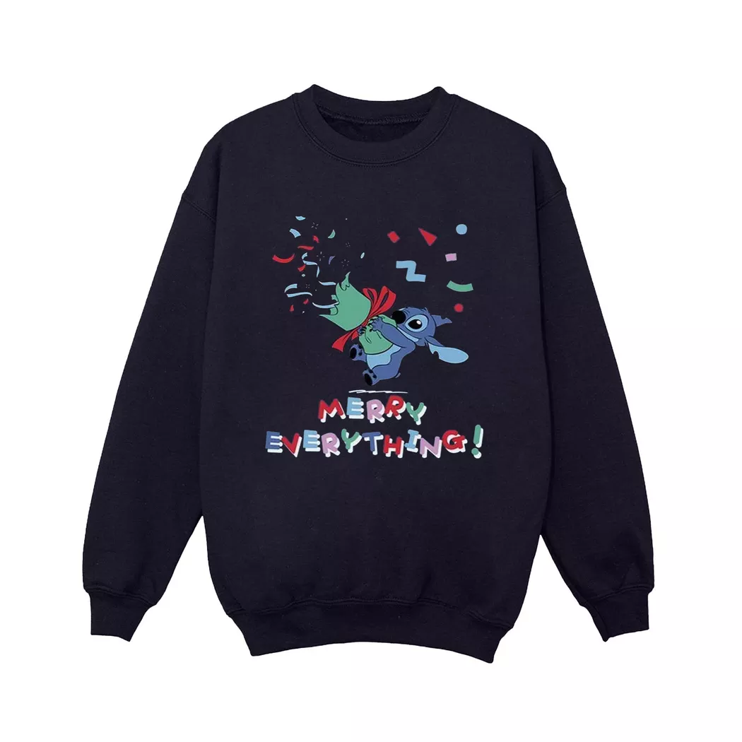 Disney - Merry Everything Sweatshirt, für Herren, Marine, Größe S