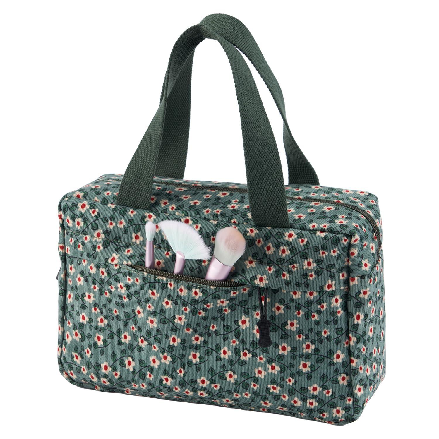 Only-bags.store Große Kosmetiktasche Kord-Toilettenbeutel Schminktasche Kord-Toilettenbeutel Große Kosmetiktasche Kord-Toilettenbeutel Schminktasche Kord-Toilettenbeutel 