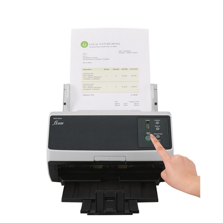 Fujitsu  FI-8150 ADF + scanner ad alimentazione manuale 600 x 600 DPI A4 Nero, Grigio 