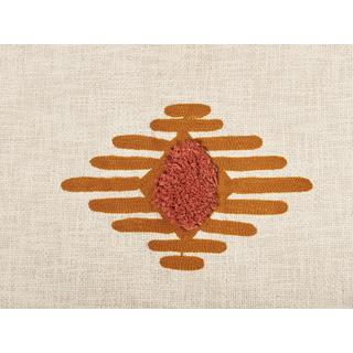 Beliani Boho Munger Baumwoll Kuscheldecke  